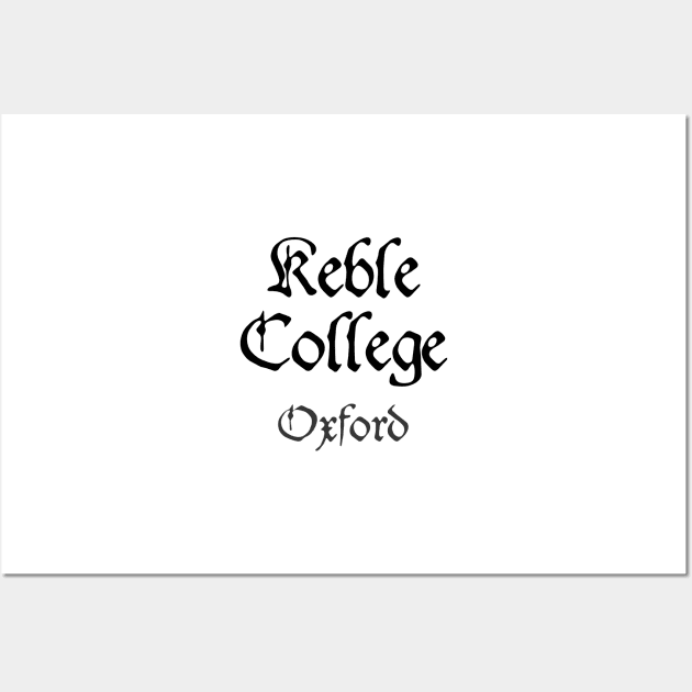 Oxford Keble College Medieval University Wall Art by RetroGeek